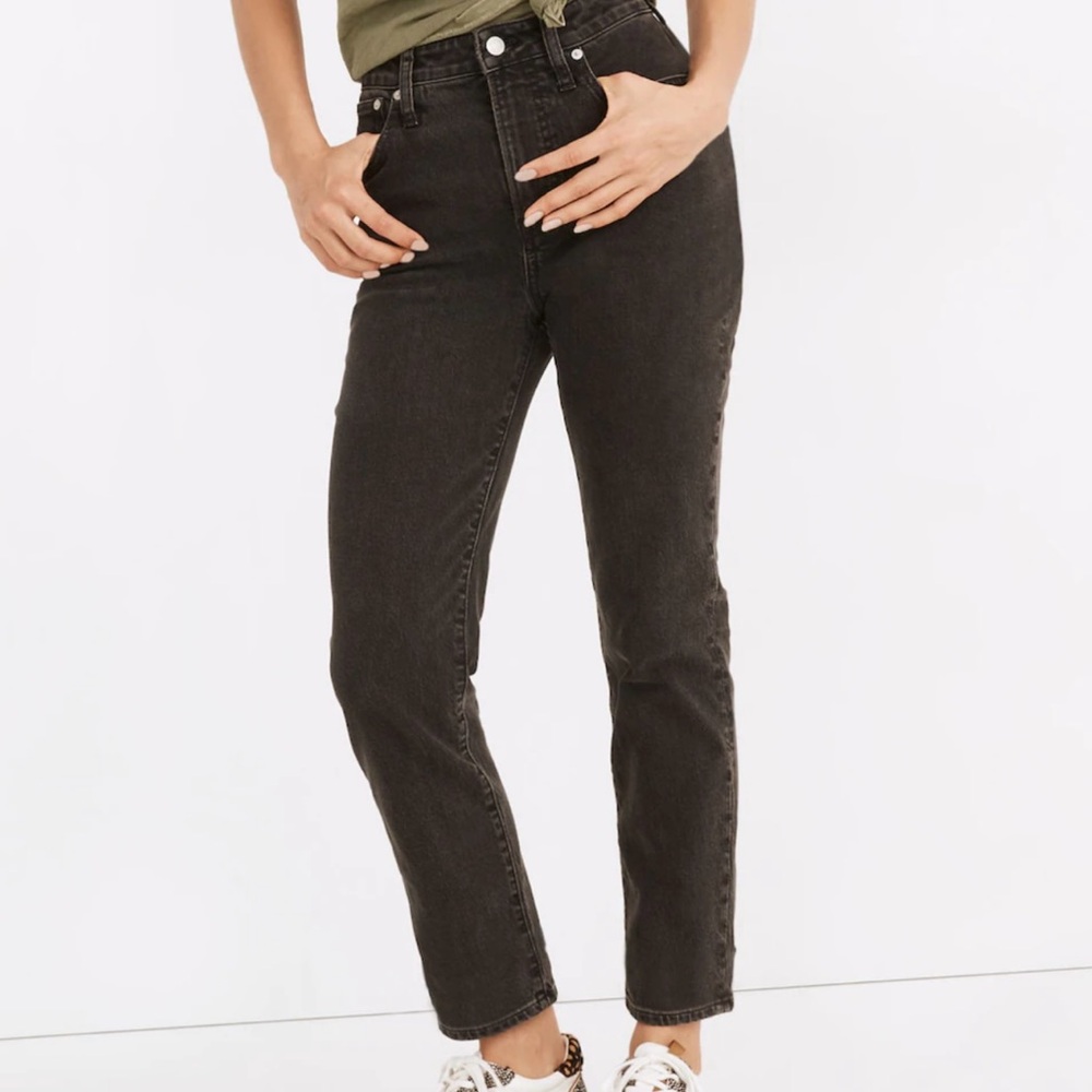 Madewell Women's Perfect Vintage Curvy Black Jeans Size 23